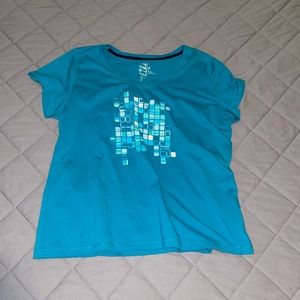 blue womens shirt XL